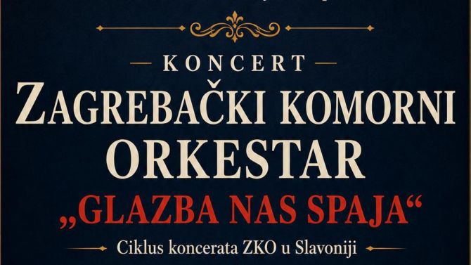 Zagrebački komorni orkestar u Valpovu s koncertom „Glazba nas spaja“