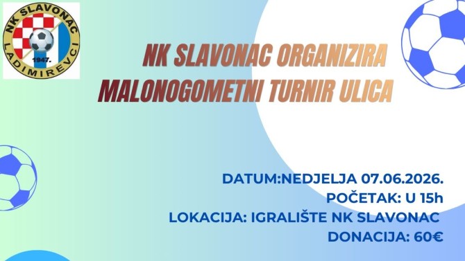 Malonogometni turnir ulica u Ladimirevcima