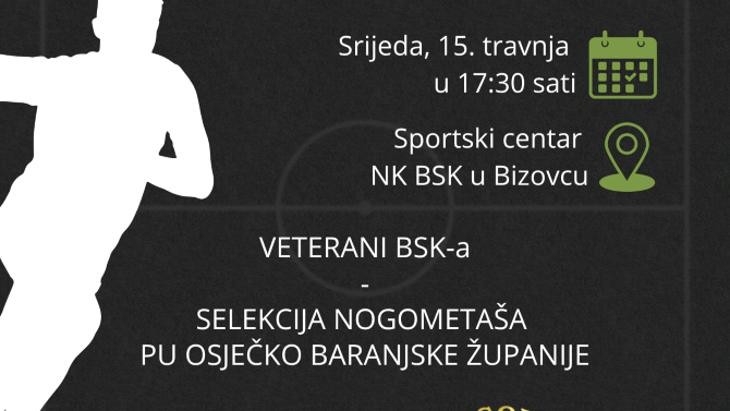 Revijalna utakmica u Bizovcu