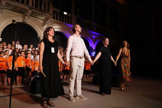 Zbor Glazbene škole M. P. Katančića Valpovo i Belišće oduševio nastupom na Međunarodnom dječjem festivalu u Šibeniku