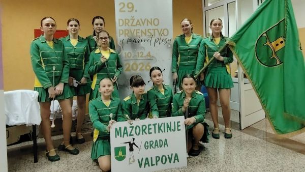 VALPOVAČKE MAŽORETKINJE: Uspješno se predstavile na Državnom prvenstvu u Pleternici