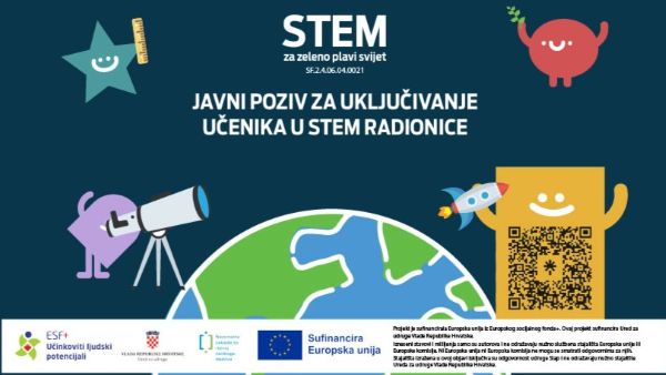 Javni poziv za sudjelovanje na  STEM aktivnostima za mjesec siječanj